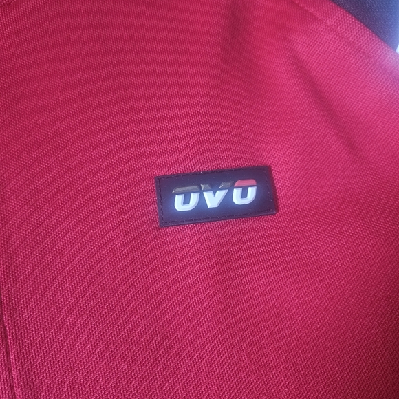 OLD - OVO Track Jacket Red Black White Athleisure Cotton Blend Large - Picture 5 of 8